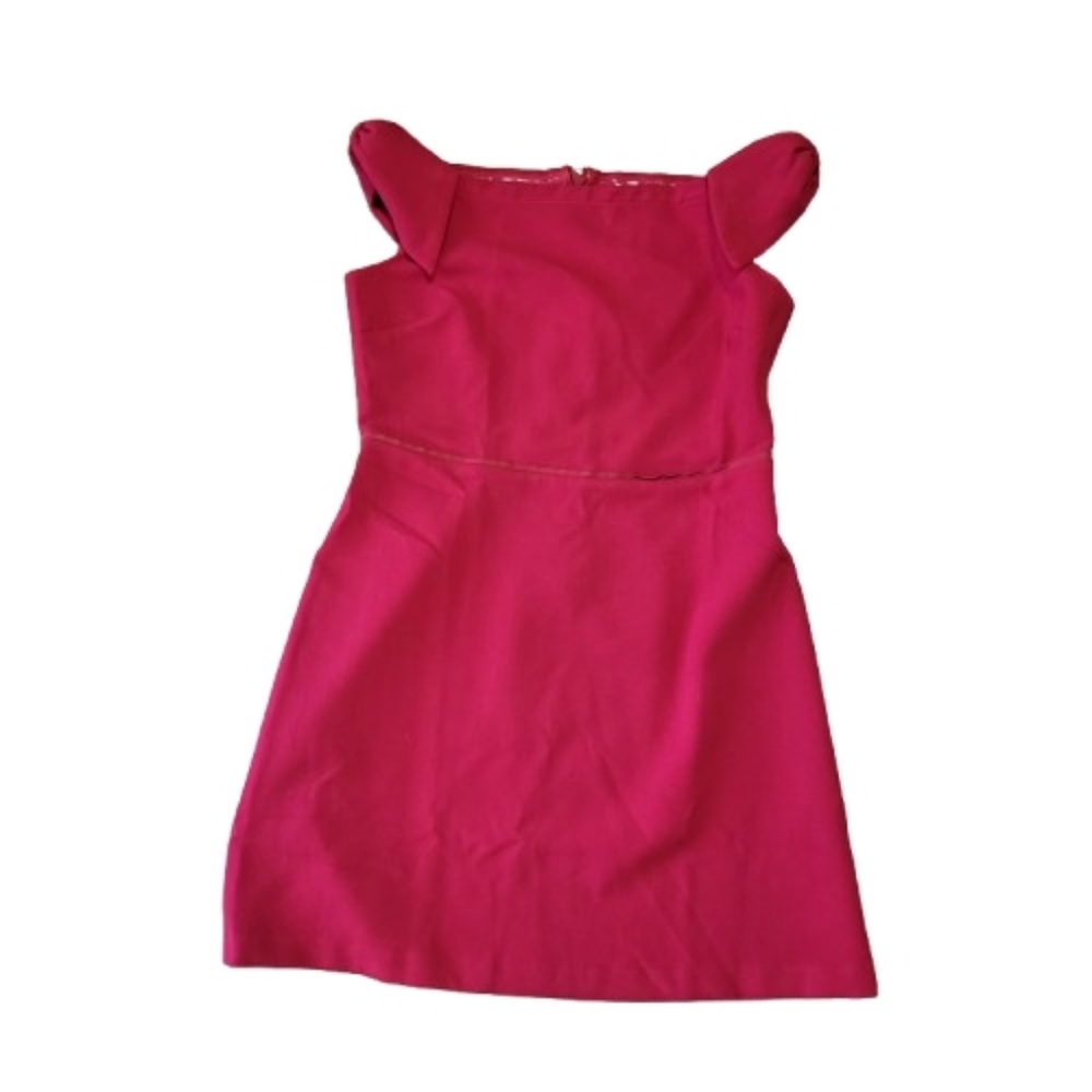 Vineyard‎ Vines Red Off The Shoulder Ponte Mini Dress NWT  Bow Shoulder size 10